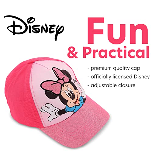 Image of Disney Girls' Frozen Baseball Cap - Princess Elsa and Anna Curved Brim Strap Back Hat (2T-7)