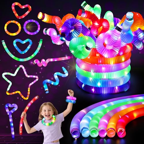 LovesTown 12 PCS Glow Sticks for Kids, Glow in the Dark Party Favors