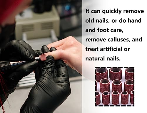 KAPSING 132 Stück Schleifhülse Satz für Dremel schleifaufsätze mit Frei Box, Schleifhülse Satz zubehör für dremel elektrowerkzeuge