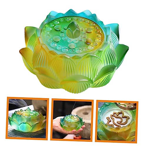 Encensier décoratif LED Alipis en verre soufflé pour intérieur chic - 8