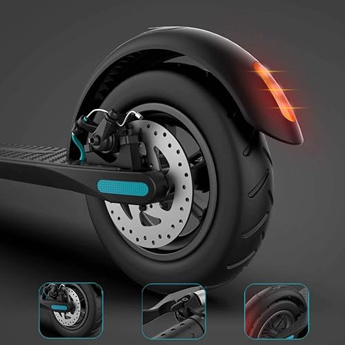 Miniatura 10 de Eskuta KS-350 - Patín eléctrico de largo alcance, ultraportátil, ligero con batería de carga rápida extraíble, triple freno y tecnología digital LED