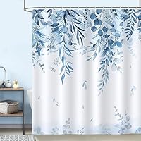 Bonhause Herfst bosdieren douchegordijn herfst boom herten vos badkamer gordijn 180 x 180 cm waterdicht schimmel- en schimmelbestendig polyester stof badgordijn met 12 haken