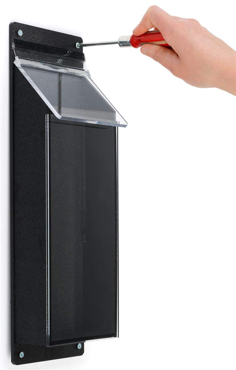 Amazon.com : Displays2go Outdoor Literature Holder 5”w x 16”h x 2