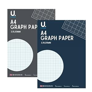 Sixstore A4 Millimeterpapier Blöcke, 2er Set