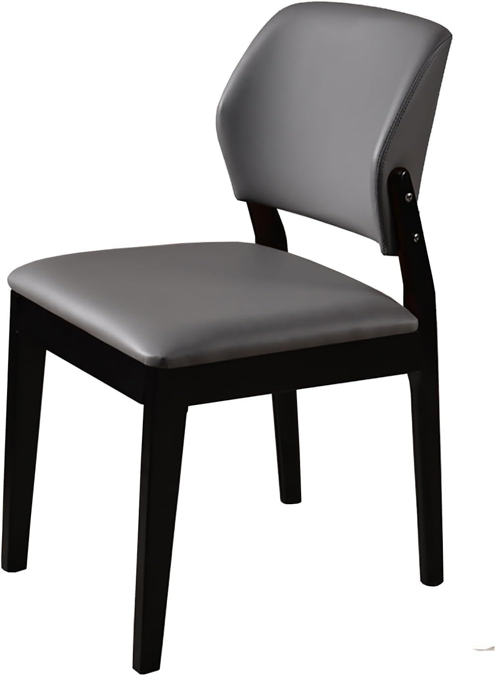 Chaises de salle à manger bois massif avec dossier cuir souple pour un confort durable