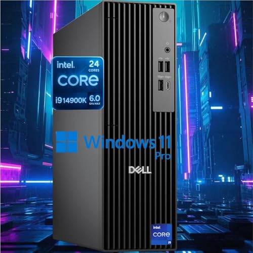 Dell Pro Slim QCS1250 SFF Desktop, New OptiPlex Version, 14th Gen i9-14900K (24 Cores, Up to...