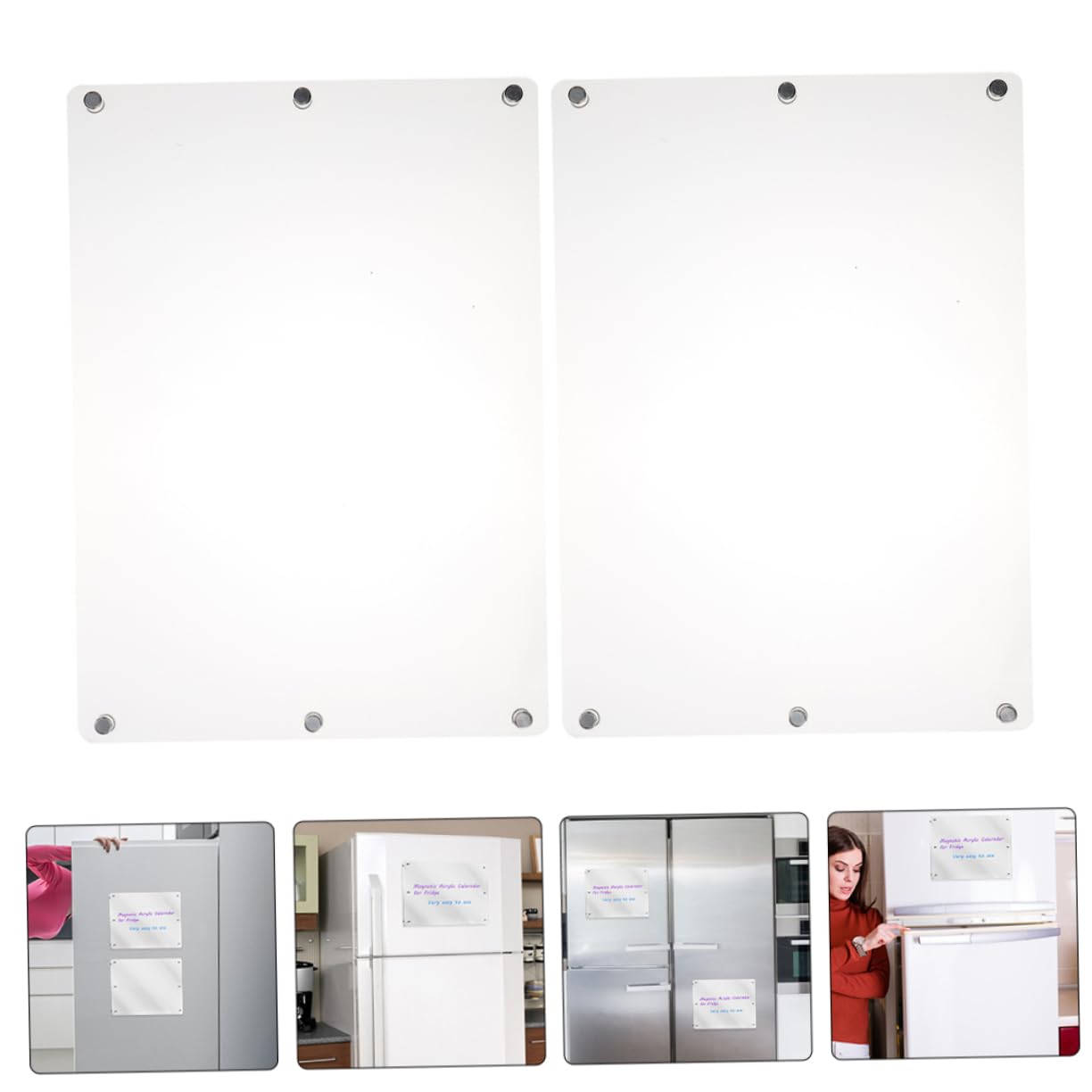 Magnetische Acryl Whiteboard Tafeln für Kühlschrank