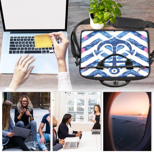 Bolso Chevron Ocean Anchor para Laptop 15 Pulgadas miniatura 6