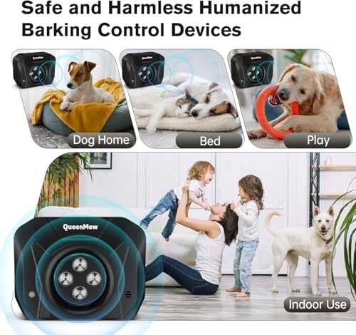 Anti Bell Gerät Hunde, 33FT Auto Antibell Ultraschall Gerät, Hunde Bellen Stoppen mit 3 Modi, Wiederaufladbares Antibell für Hunde, Sichere Ultraschall Gegen Bellen für Kleine und Große Hunde