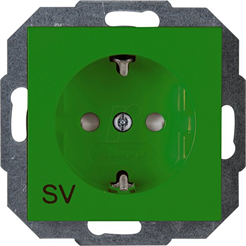 Preisvergleich Produktbild Kopp 940008003 CEE 7 / 3 Grün Steckdose (16 A)