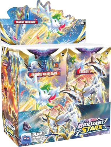 Image of Pokemoon TCG 50 Cardds Bundle | 5 Packs of 10 Random Collectible Trading Cardds | Surprise Cardd Set for Kids & Collectors (Brilliant Star 5 Pack 50 Cards)