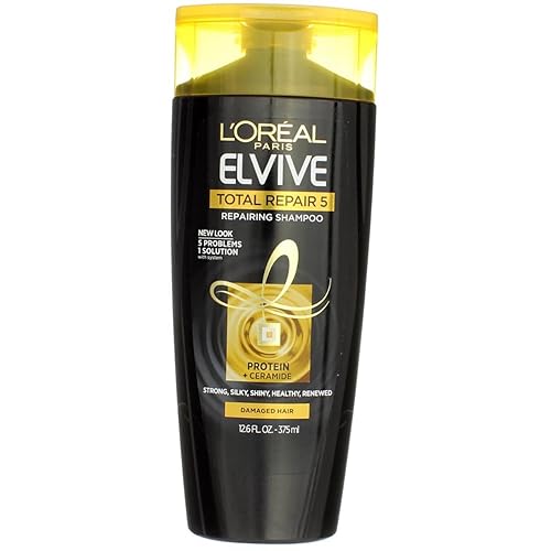 Loreal Advanced HairCare Total Repair 5 Ceramide Restoring Shampoo (paquete de 6) 12.6 onzas cada uno