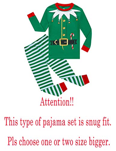Image of KikizYe Little Big Boys Long Sleeve Pajama Sets 100% Cotton Pjs