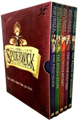 Spiderwick Chronicles 5 Books Pack Set RRP: £ 24.95 Collection (The Field Guide, The Seeing Stone, Lucinda's Secret, The Ironwood Tree, The Wrath of Mulgarath) (Spiderwick Chronicles)