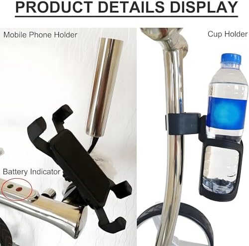 Electric Golf Trolley - Foldable Electric Push Cart with Remote Control, 1500 Life Cycle Lithium Battery, Twin Motors, 12km/h Speed, 30° Climbing Ability