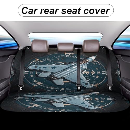 Funda asiento trasero coche Air Force protectora elástica universal 5