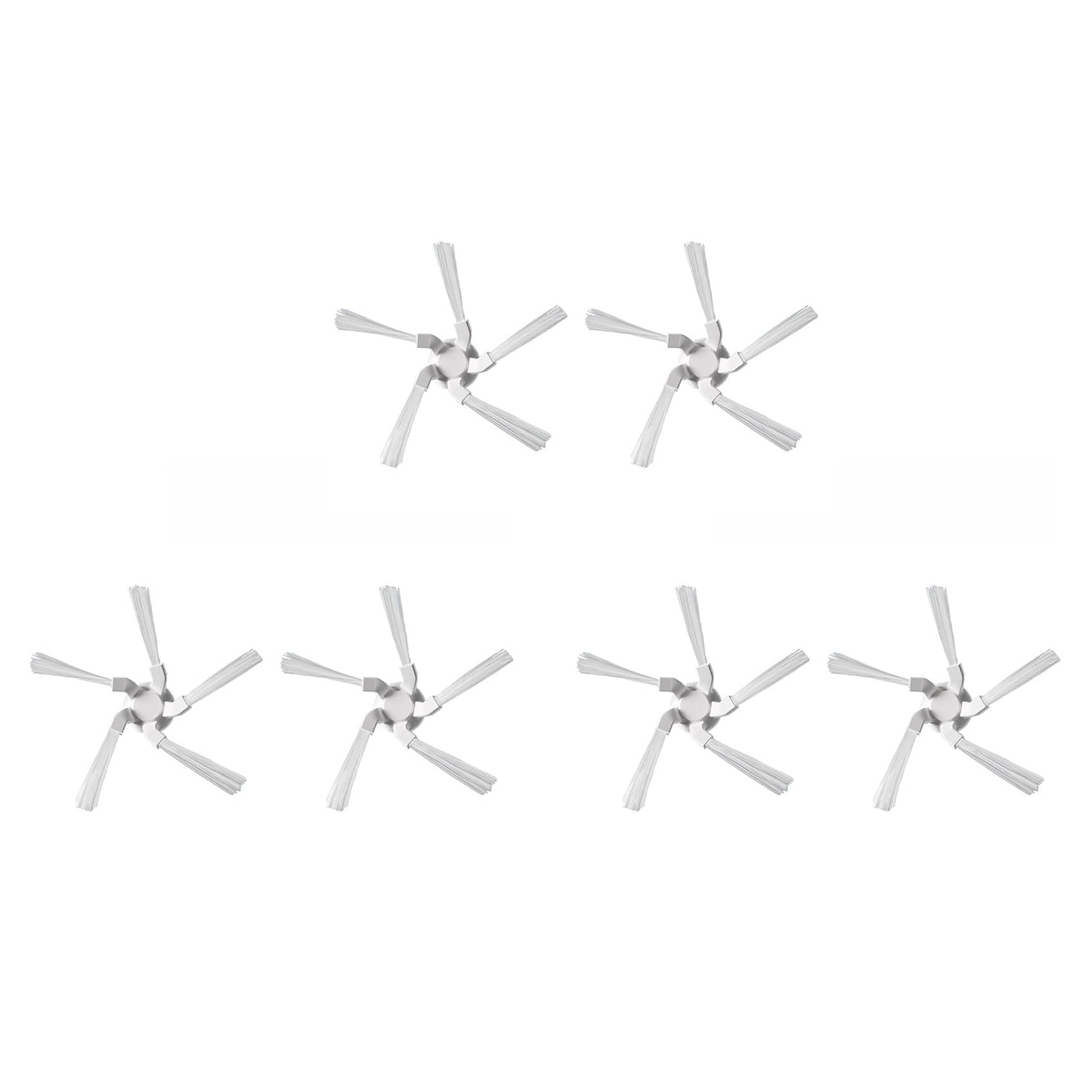 Hndhbfgrt 6Pcs Side Brush for W10 STYTJ06ZHM Vacuum Cleaner 5-Corner Burr Brush Clean Replace Parts