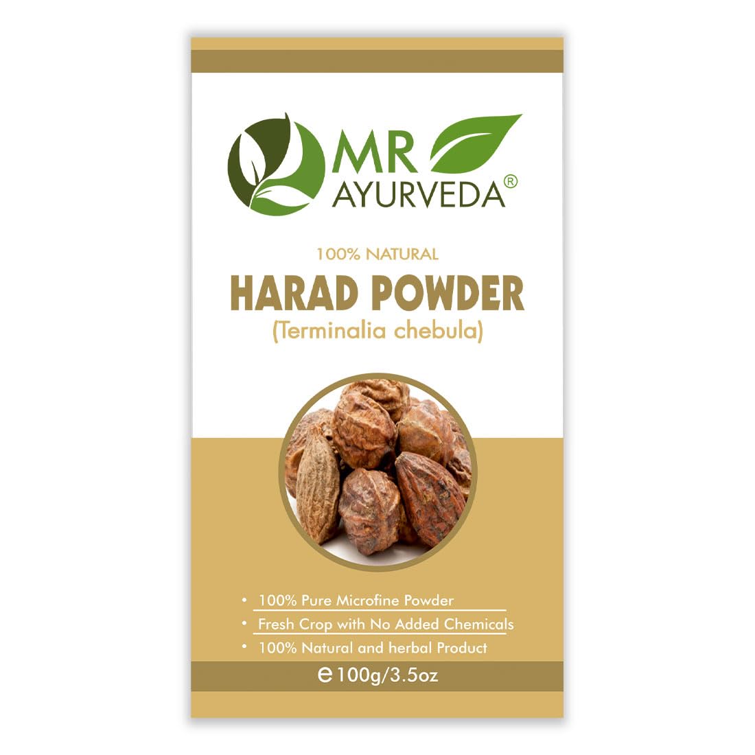 MR Ayurveda Harad Powder | Pure & Natural Terminalia Chebula Herbal Powder | Traditional Herbal Use for Hair & Skin Care | No Added Chemicals or Preservatives - 100 Grams-image-37