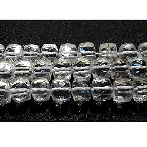 Quartz Crystal Beads LKBEADS perles de roche facettées 6mm box beads pour bijoux en pierre naturelle