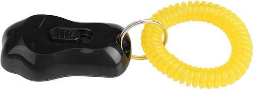Miniatura 8 de Yosoo Clicker Entrenamiento para perros, ajustable de 3 engranajes para entrenamiento de perros en forma de pata con correa de muñeca para gatos y