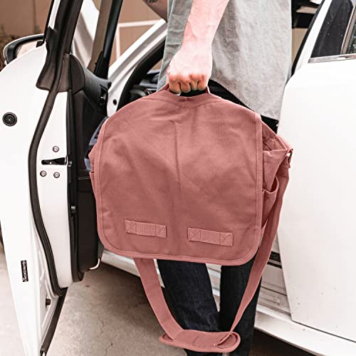 Image of Sweetbriar Classic Messenger Bag - Vintage Canvas Shoulder Bag for All-Purpose Use