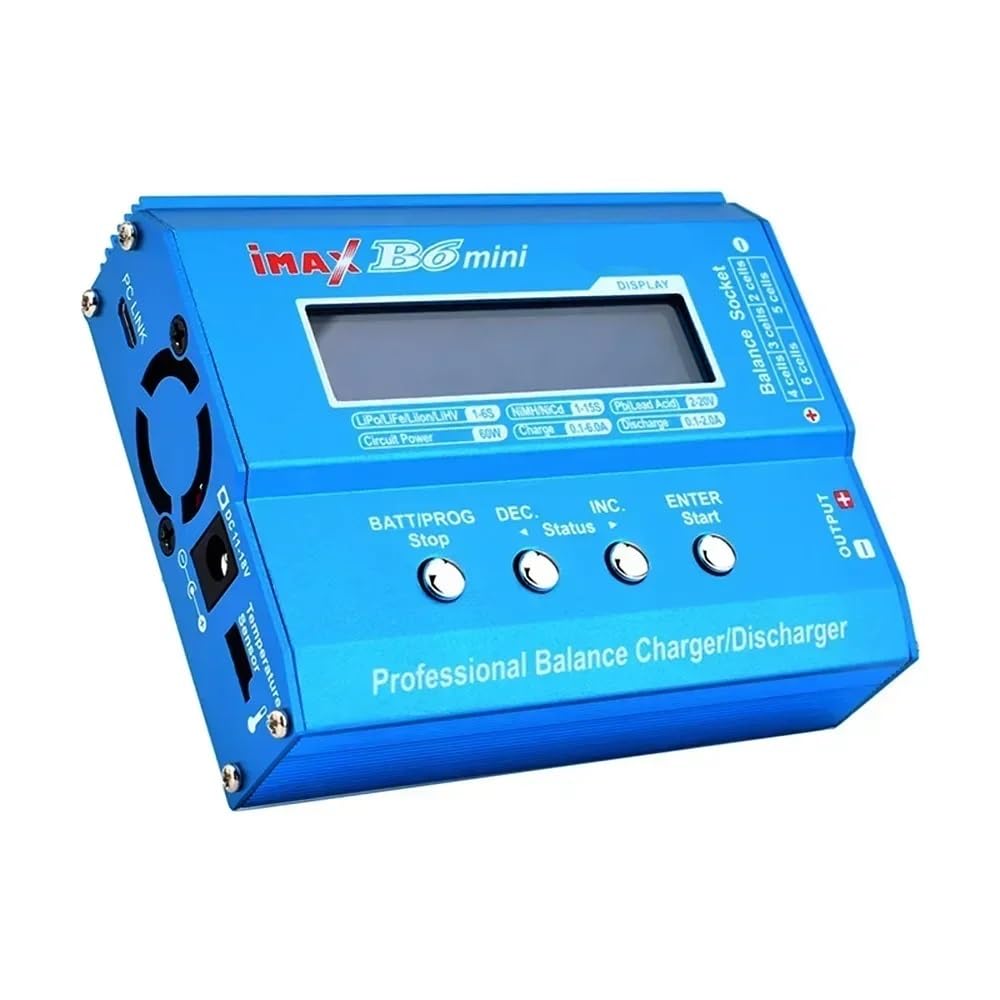 pour pour iMAX B6 Mini 60W Max Balance Chargeur déchargeur pour LiPo Life LiIon pour Batteries NiMH NiCd Compatible avec RC Voiture Bateau Tran 1