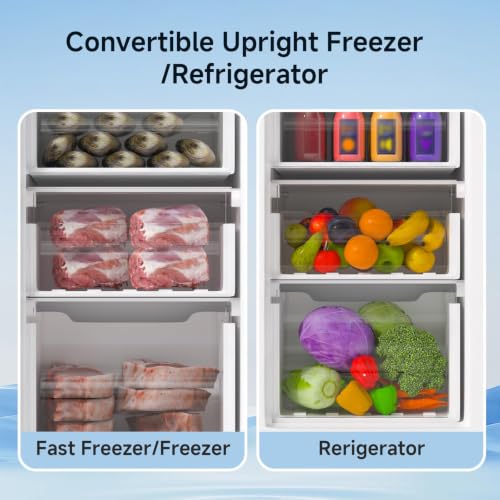 BANGSON 7.0 Cu.ft Freezer Silver