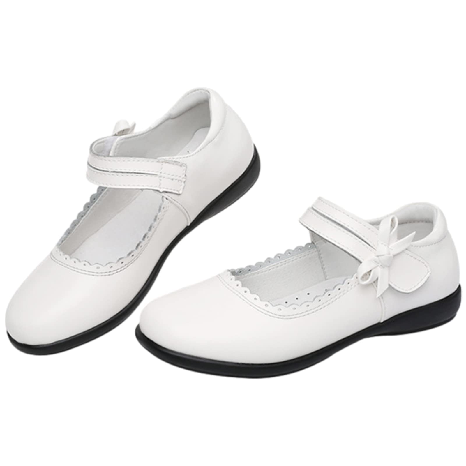 rismart Ragazze Bambina Bella Mary Jane Basse Cuoio Morbido Scarpe Oxfords