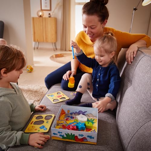 Image of HABA Magnetic Fishing Game - Here Fishy Fishy, My Very First Games Learning Toys & Preschool Toys for Ages 2 and Up, German Box