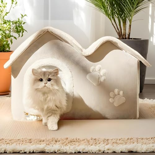 Casa de gato ao ar livre,Caverna da casa de gato | Casa para gato dormindo para animais de estimação