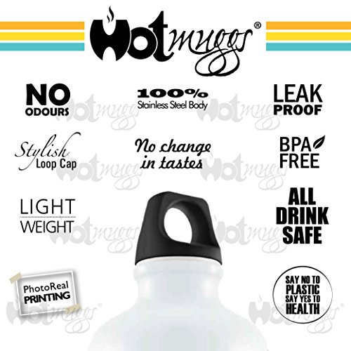 Image of Hot Muggs Me Graffiti Bottle - Nagarajan Personalised Name Steel, 750Ml, 1 Unit