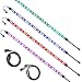 ALITOVE PC RGB LED Strip Light for Motherboard with 4 Pin RGB Header (+12V,G,R,B), Computer Case DIY Lighting for ASUS Aura Sync, Gigabyte RGB Fusion, MSI Mystic Light, ASRock RGB, 40cm 24 LED, 4pcs