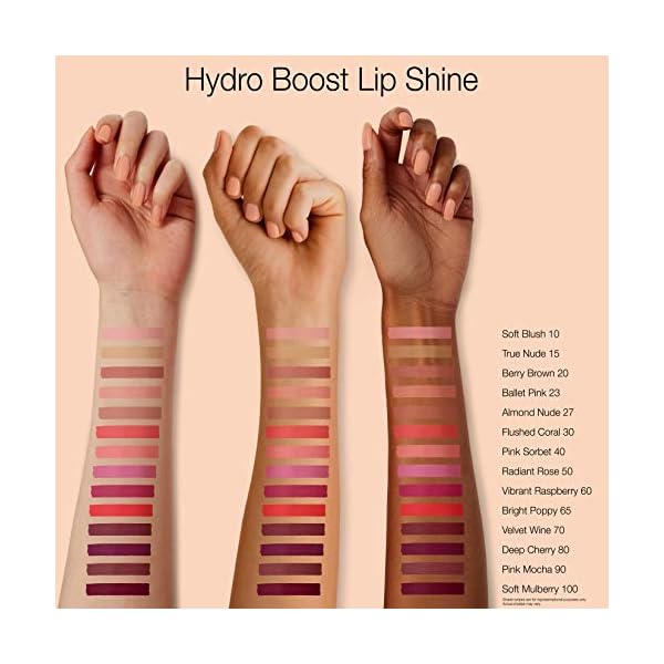 Neutrogena Hydro Boost Moisturizing Lip Gloss, Hydrating Non-Stick and Non-Drying Luminous Tinted Lip Shine with Hyaluronic Acid to Soften and Condition Lips, 20 Berry Brown, 0.10 oz