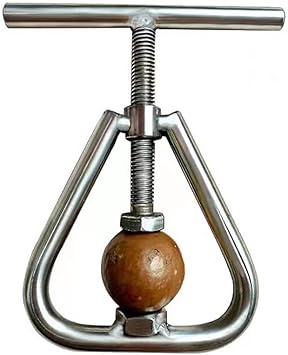 Nut Cracker Heavy Duty Nutcracker Macadamia Cracker Stainless Steel Nut Cracker Tool for Walnut Hazelnut Almonds Pecan Walnuts