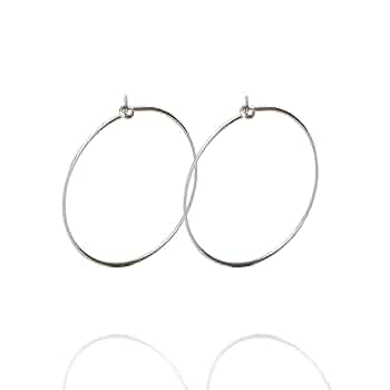 ソフィーブハイ　Small Blondeau Hoops - Silver Sterling Silver Mini Bubble Hoops – Leigh Miller