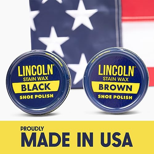 Lincoln Stain Wax Shoe Polish - 2-1/8 Oz (Blue) #TOP3