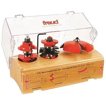 Freud 98-302 3Piece Door Construction Bit Set, Multi, One Size