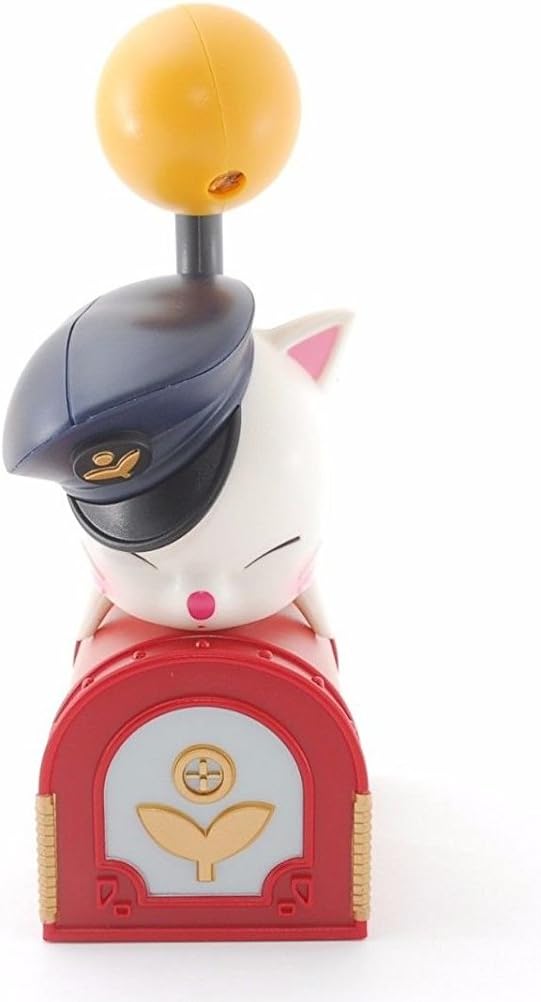 Taito Final Fantasy XIV A Realm Moogle Letter Box Projection Clock, 5.9"