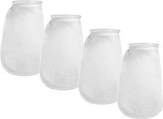 Wave Point 7 Inch Ring Filter Socks 200 Micron - Aquarium Felt Filter Bags - 7 Inch Ring by 14 Inches Long [Long Version] - Fits Eshopps and Aqueon (2 pk)