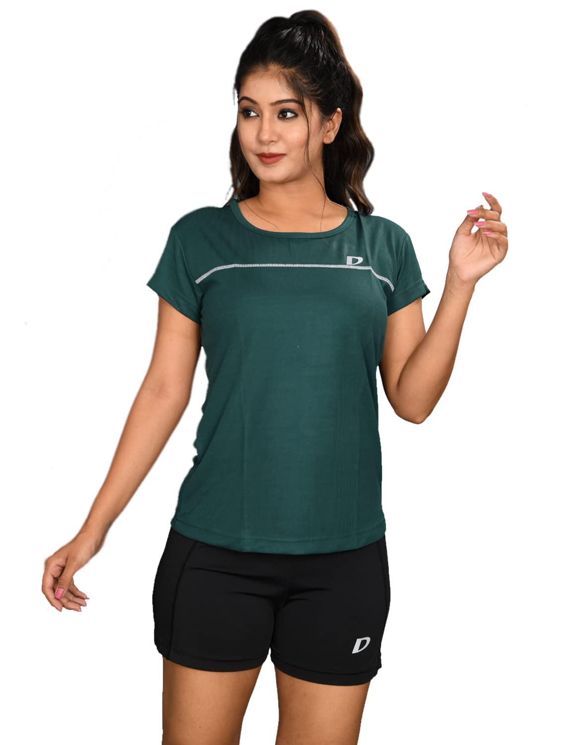 decisive Fitness Ladies Relexed Fit Yoga T Shirts Gym Wear Tees, Sports & Workout Tops for Women & Girls-picture-49