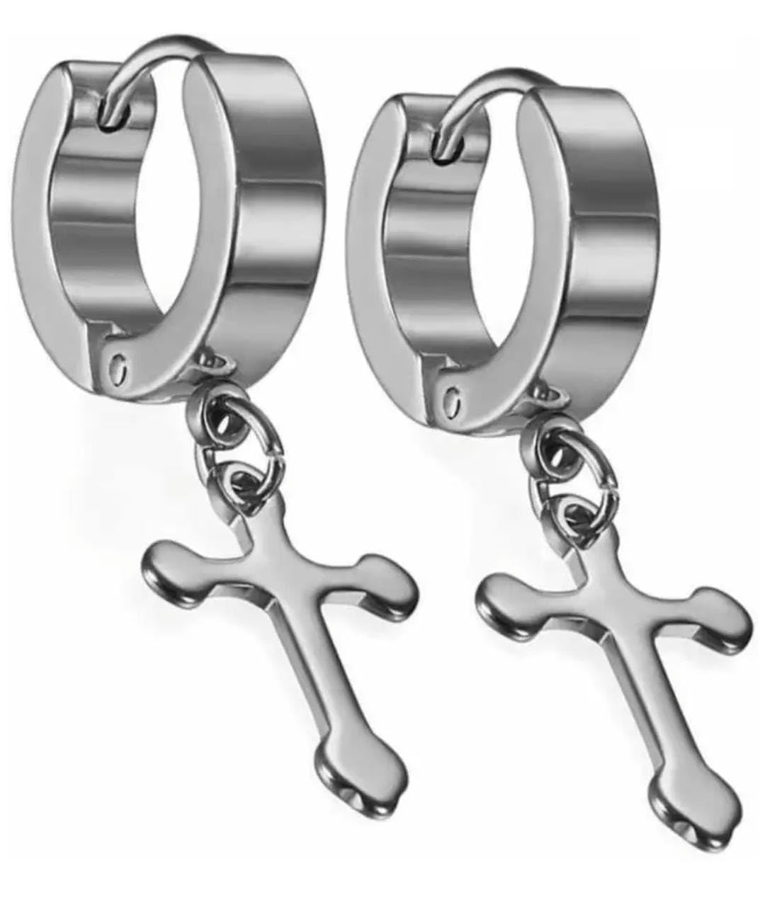 VR Creatives 1 Pairs Mens Womens Multicoloured Cross Pendant Earrings, Stainless Steel, No Gemstone (B0D66FNNSC) Amazon Price History, Amazon Price Tracker