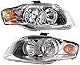 Garage-Pro Headlight Assembly Compatible with 2005-2009 Audi A4 A4 Quattro S4 and 2007-2008 Audi RS4 Halogen, Set of 2, Driver and Passenger Side, Clear Lens