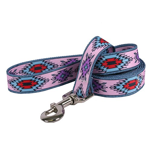 Image of Yellow Dog Design Standard Lead, Indian Spirit Pink, 3 /4 inch x 60 inch (5 ft.)