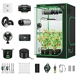 VIVOSUN Smart Pro Grow Tent Kit 4×4 Complete Smart Grow System WiFi-Integrated Automatic Control GrowHub E42A+, 2-in-1 Tunable Spectrum LED Grow Light, 360° Ventilation & Circulation Control System