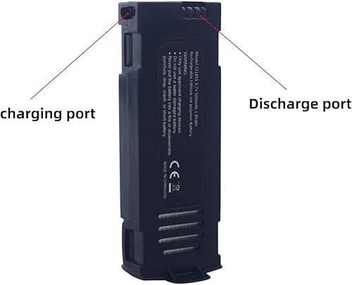 Miniatura 6 de sea jump 4 unids 3.7 V 500 mAh Lipo batería con cargador 4in1 para D20 Mini Drone plegable Quadcopter piezas de repuesto