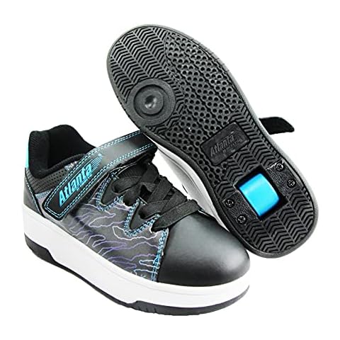 Atlanta by Heelys Pop Burst Trainers in Cyan Blue Cover
