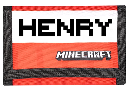 Portefeuille Minecraft personnalisé TNT pour ranger l'argent de poche à l'école