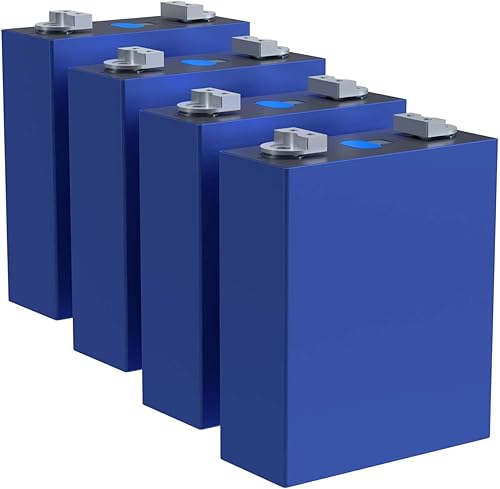 ExpertPower Paquete de 4 pilas de batería de litio LiFePO4 de 3.2 V 304 Ah Ciclos de vida de grado A+ 4000-7000 y vida útil de 10 años Ciclo