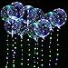 Produktbild Seamuing LED Bobo Luftballons Ballons, 10 Stück Bobo Ballon Herzförmig mit 3m LED-Streifen Transparente Led Ballons für Weihnachten Hochzeit Geburtstagsparty Dekorationen (20 Zoll/Bunt)