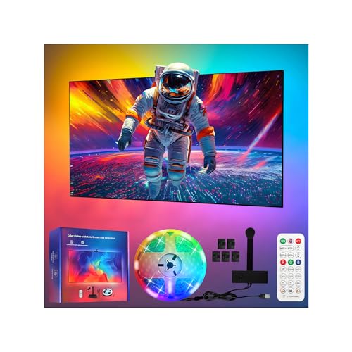 Tira de LED multicolor con sensor para TV de 55-65 pulg. miniatura 1